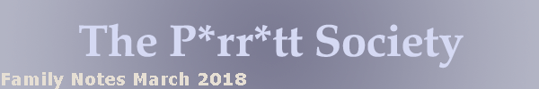 Family Notes March 2018